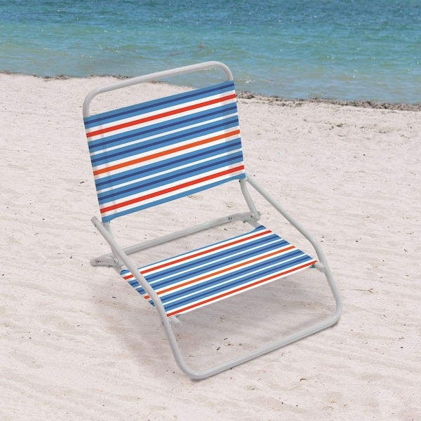 Rio Aloha Beach 1Position Multicolored Beach Folding Chair